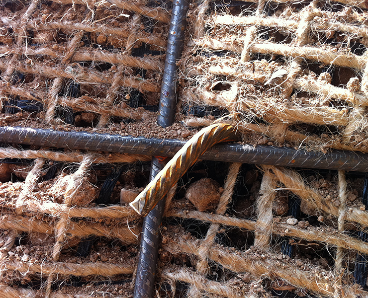 Biotessili antierosione